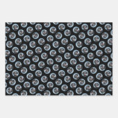 Curly Coated Retriever Malerei Original Dog Art Geschenkpapier Set (Vorderseite 3)