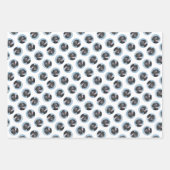 Curly Coated Retriever Malerei Original Dog Art Geschenkpapier Set (Vorderseite 2)