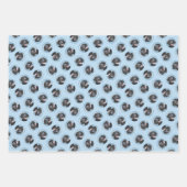 Curly Coated Retriever Malerei Original Dog Art Geschenkpapier Set (Vorderseite)