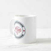 CURLY-COATED RETRIEVER-Mamma Kaffeetasse (Vorderseite Links)