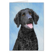 Curly Coated Retriever Painting - Original Dog Art (Vorne)