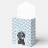 Curly Coated Retriever Painting - Original Dog Art Geschenkschachtel (Geöffnet)