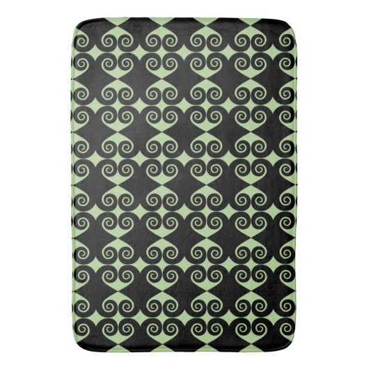 Curly Diamond Pattern Badematte (Vorderseite Vertikal)