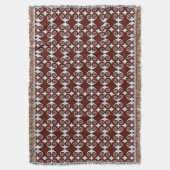 Curly Diamond Pattern Decke (Vorderseite Vertikal)