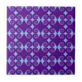 Curly Diamond Pattern Fliese (Vorderseite)