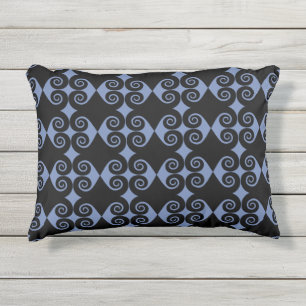Curly Diamond Pattern Kissen Für Draußen