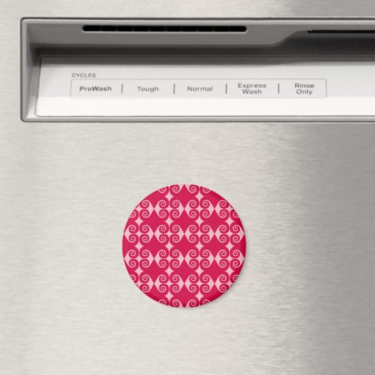 Curly Diamond Pattern Magnet (In Situ (Geschirrspüler))