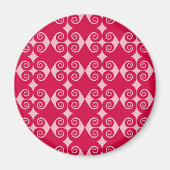 Curly Diamond Pattern Magnet (Vorne)