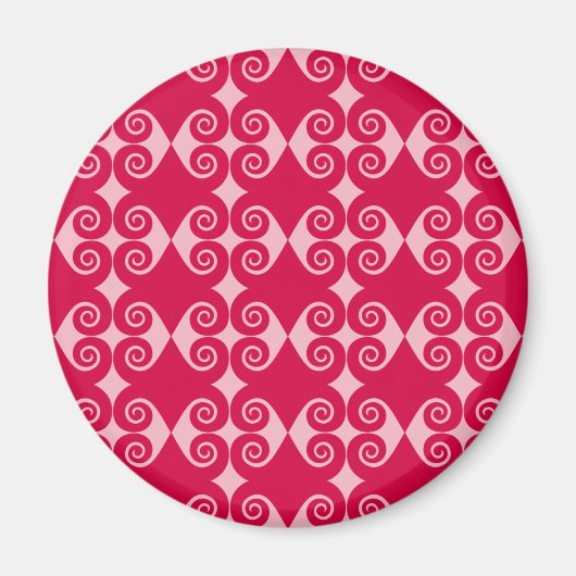 Curly Diamond Pattern Magnet (Vorne)