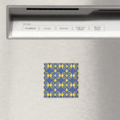Curly Diamond Pattern Magnet (In Situ (Geschirrspüler))