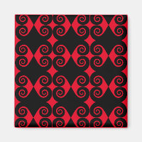 Curly Diamond Pattern
