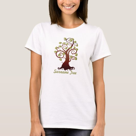 Curly Family Tree T-Shirt (Vorderseite)