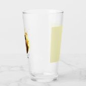 Curly Fur Irish Terrier ist ein Star Glas (Links)