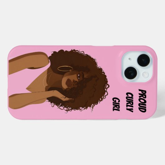 CURLY GIRL Case-Mate iPhone HÜLLE (Rückseite (Horizontal))