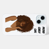 CURLY GIRL Case-Mate iPhone HÜLLE (Rückseite (Horizontal))