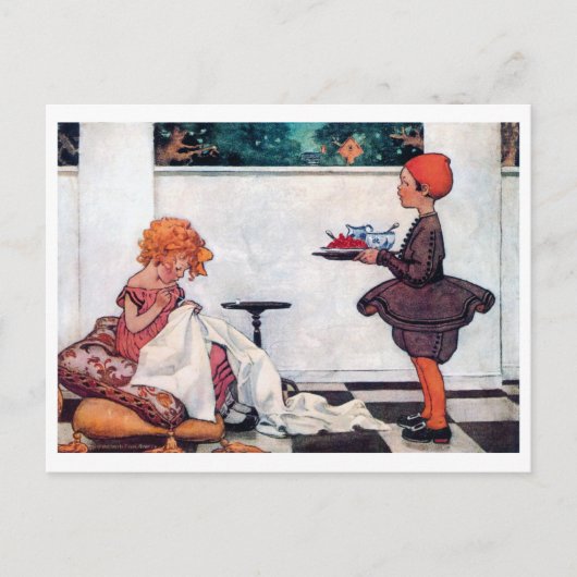 Curly Girl, Jessie Willcox Smith Postkarte (Vorderseite)