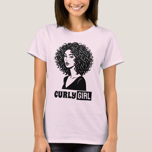 Curly Girl T-Shirt (Vorderseite)