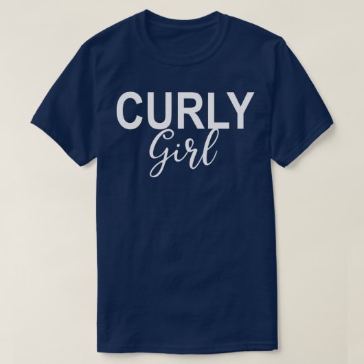 Curly Girl T-Shirt (Design vorne)