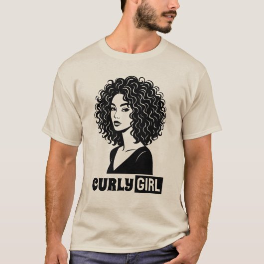 Curly Girl T-Shirt (Vorderseite)