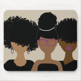 Curly Girl Trio Mousepad
