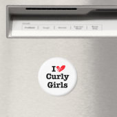 Curly Girls Liebe Magnet (In Situ (Geschirrspüler))