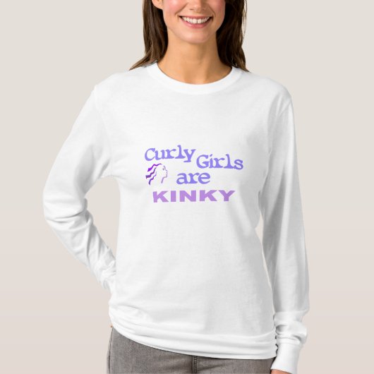 Curly Girls sind kinky T-Shirt (Vorderseite)