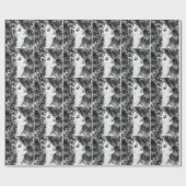 Curly Grace: Aquarellfarben Geschenkpapier (Flach)