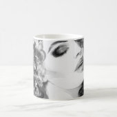 Curly Grace: Aquarellfarben Kaffeetasse (Mittel)