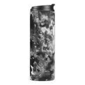 Curly Grace: Aquarellfarben Thermosbecher (Nach links gedreht)