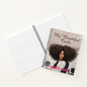 Curly Hair Stylist Book Cover Inspiration Notebook Notizblock (Innenseite)