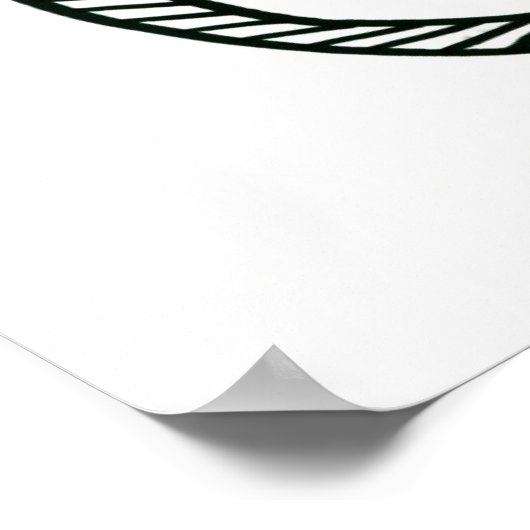 Curly Heart Poster (Ecke)