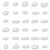 Curly Herb- und Gewürzmarken Aufkleber (Vorderseite)