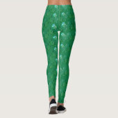 Curly Kleeblatt St. Patrick's Green Leggings (Rückseite)
