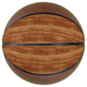 Curly Koa Acacia Holz Grain Look Basketball (Vorderseite)