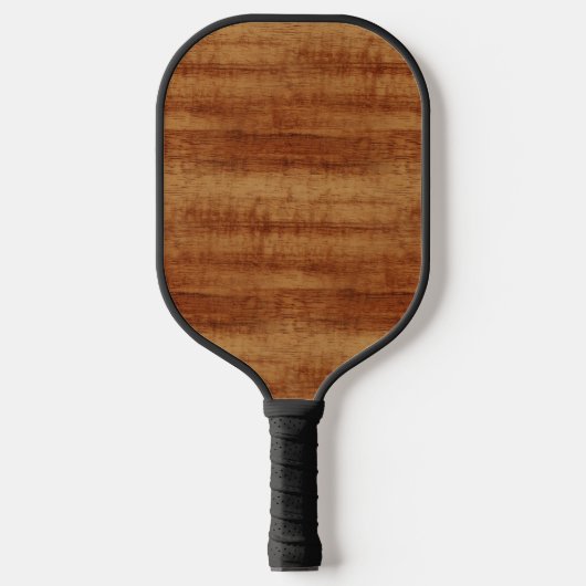 Curly Koa Acacia Holz Grain Look Pickleball Schläger (Vorderseite)