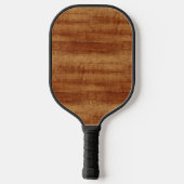 Curly Koa Acacia Holz Grain Look Pickleball Schläger (Rückseite)