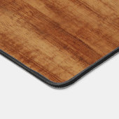 Curly Koa Acacia Holz Grain Look Schreibtischunterlage (Ecke)