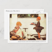 Curly Locks Kinderzimmer Rhyme Postkarte (Vorne/Hinten)