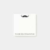 Curly Mustache Post-it Klebezettel (Vorderseite)