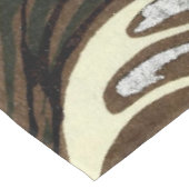 Curly Ocean Whitecaps Tischdecke (Schrägansicht)