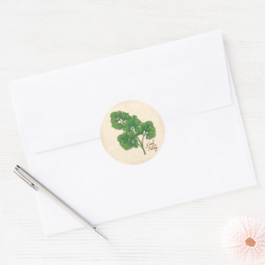 Curly Parsley Sticker (Umschlag)
