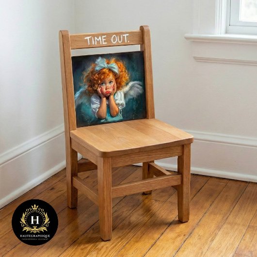 Curly Redhead Angel Girl Decoupage Seidenpapier