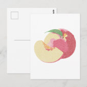 Curly Sweet Peaches Postkarte (Vorne/Hinten)