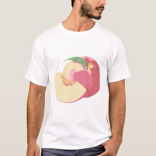 Curly Sweet Peaches T-Shirt (Vorderseite)