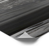 Curly Wave Ocean Force Nature Seascape Poster (Ecke)