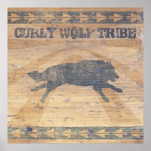 Curly Wolf Tribe Poster (Vorne)