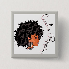 CURLZ "LIZA LOCKEN POPPIN" Knopf Button