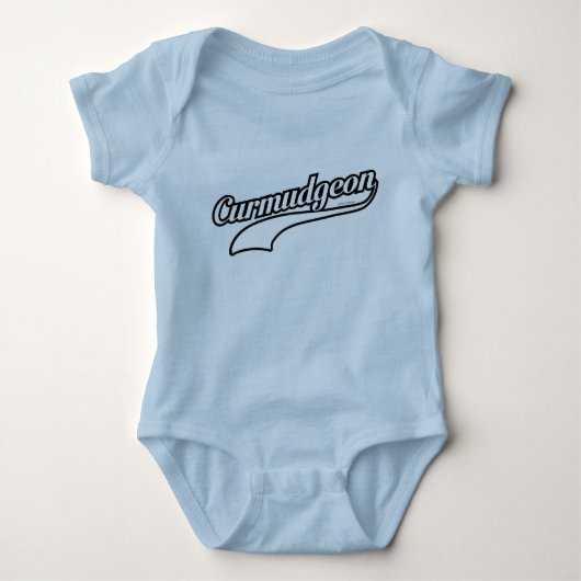Curmudgeon Baby Romper Strampler (Vorderseite)