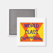Curmudgeon der Weltklasse Magnet (Vorderseite/Rückseite)