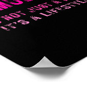 Curmudgeon It's Not Just A Word, It's A Lifestyle  Poster (Ecke)